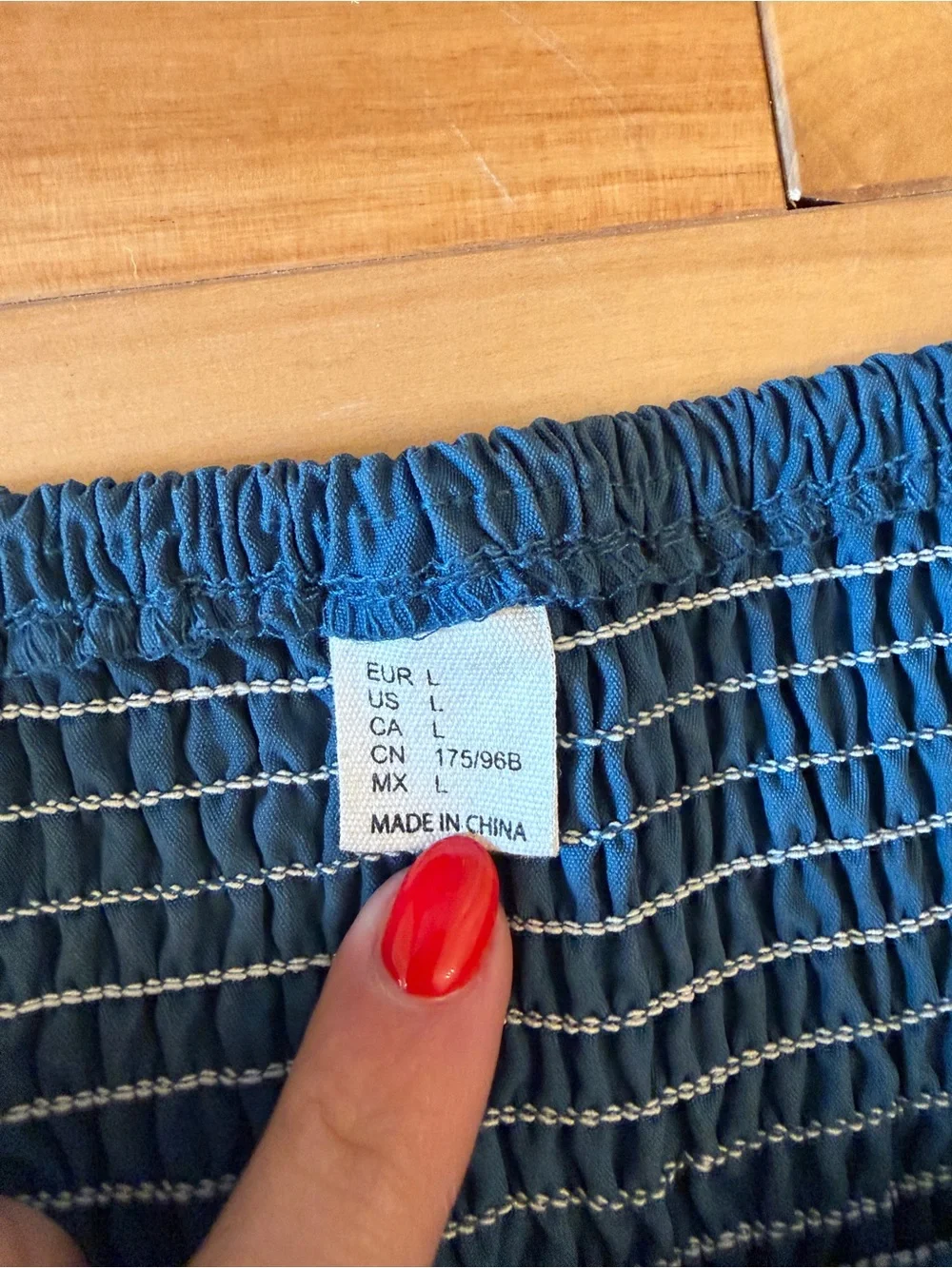 N/A teal strapless